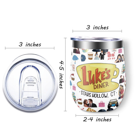 LONGXIN gift-ready tumbler with clear lid, ideal for gifting