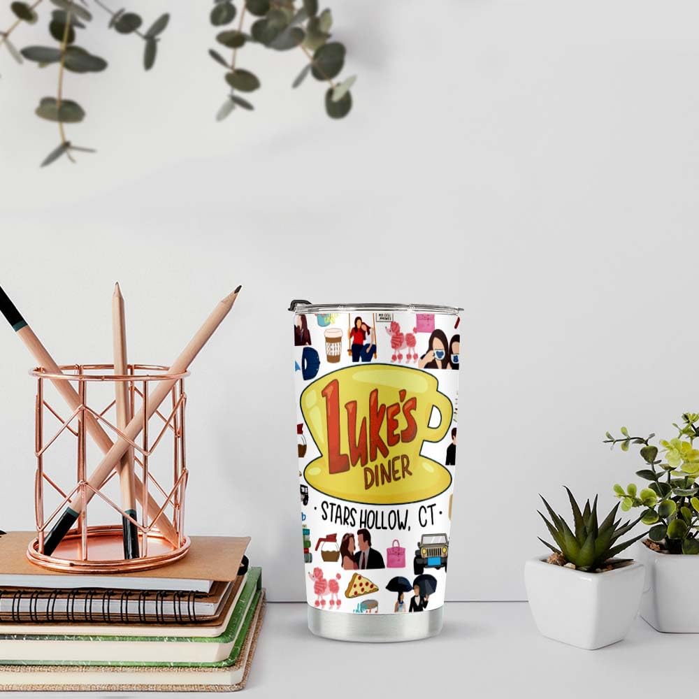 LONGXIN Gilmore-inspired tumbler dining-table setup demonstrates all-day use