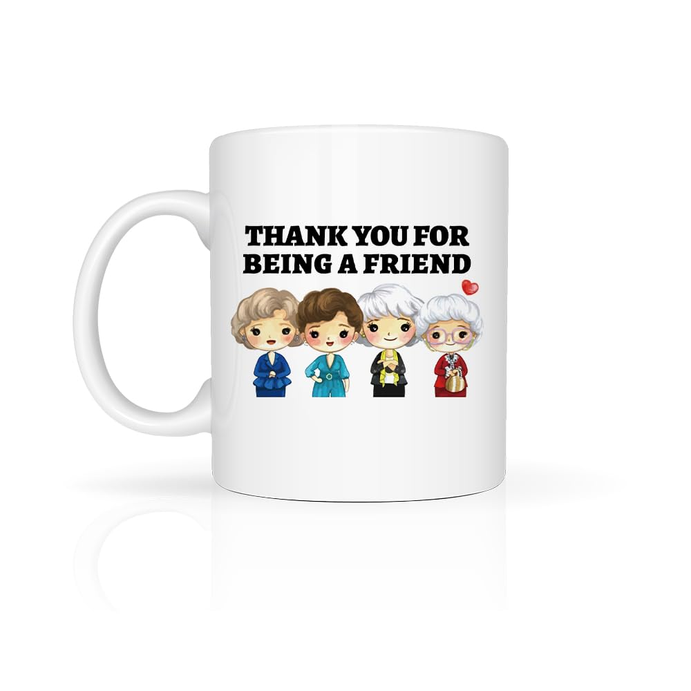 LONGXIN Thank You mug front view, ideal gift for friends