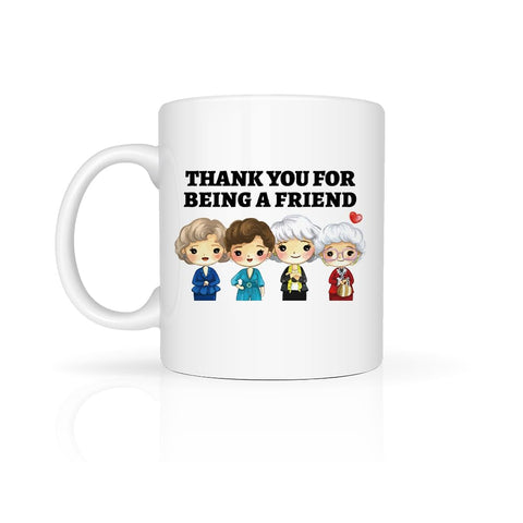 LONGXIN Thank You mug front view, ideal gift for friends