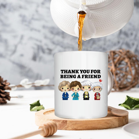 LONGXIN mug in use with hot or cold beverage