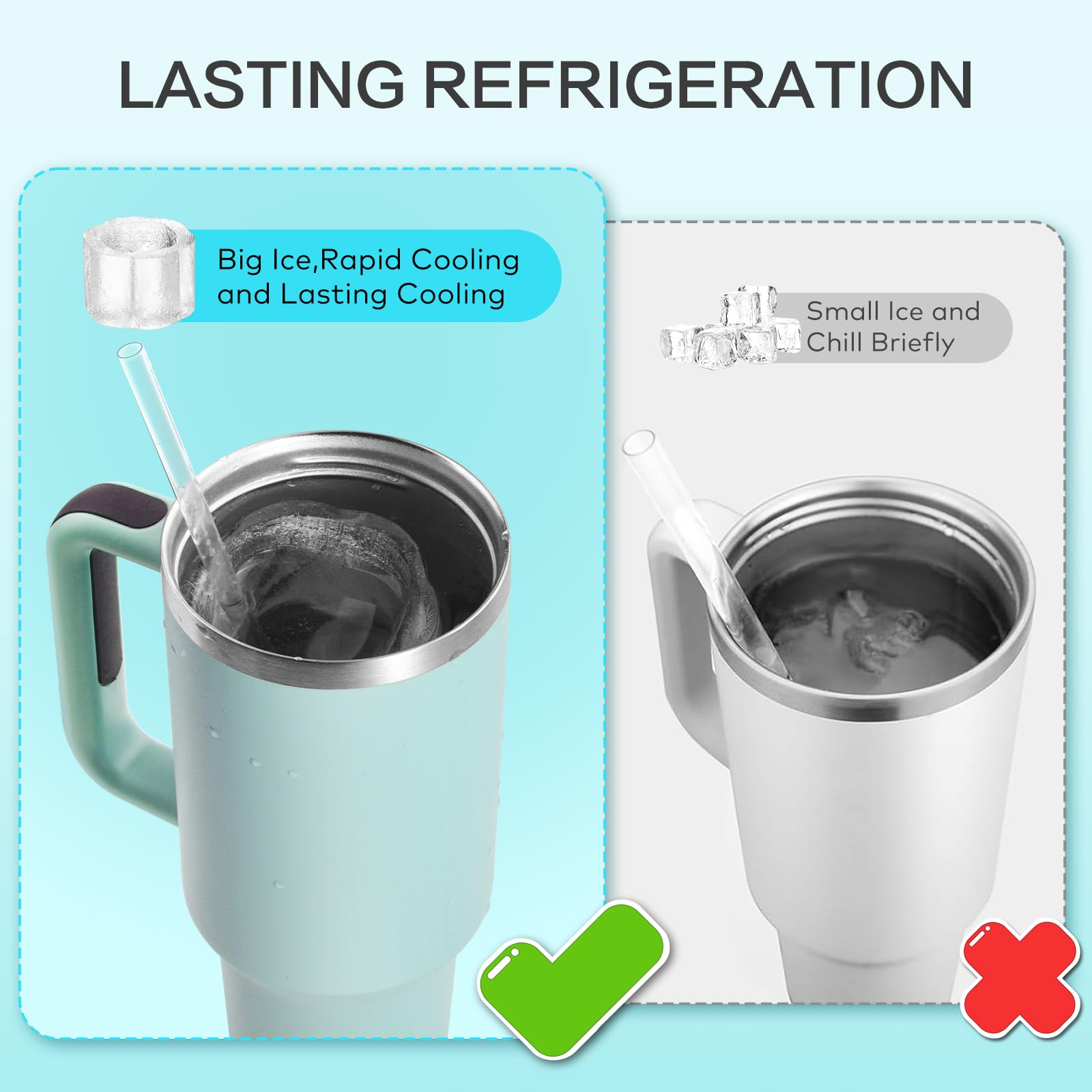 Longzon dishwasher-safe ice tray cleans easily after chilling drinks