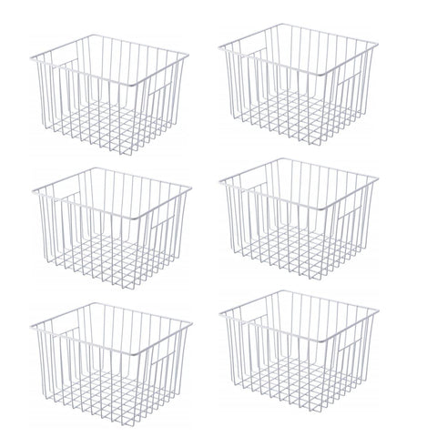 Lonpute freezer basket organizer with open view for quick item retrieval.