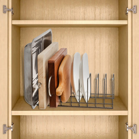 Lonpute kitchen storage frees up cabinet space and reduces clutter.