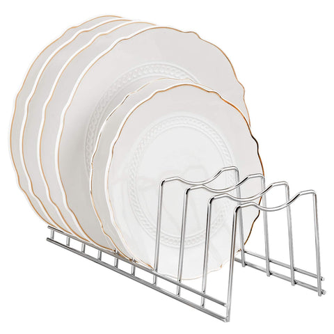 Lonpute pot lid organizer two-divider design fits diverse lids