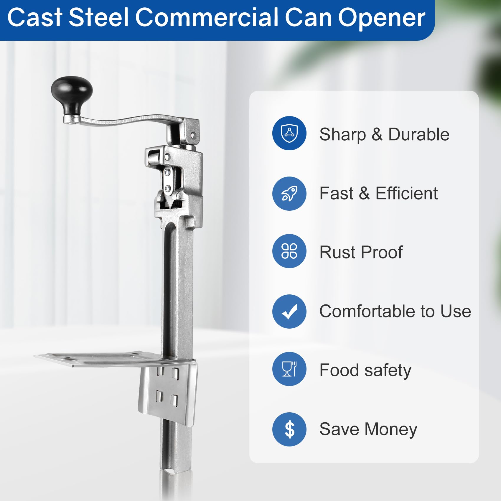 Lonsge ideal for industrial kitchens, bars, and catering environments.