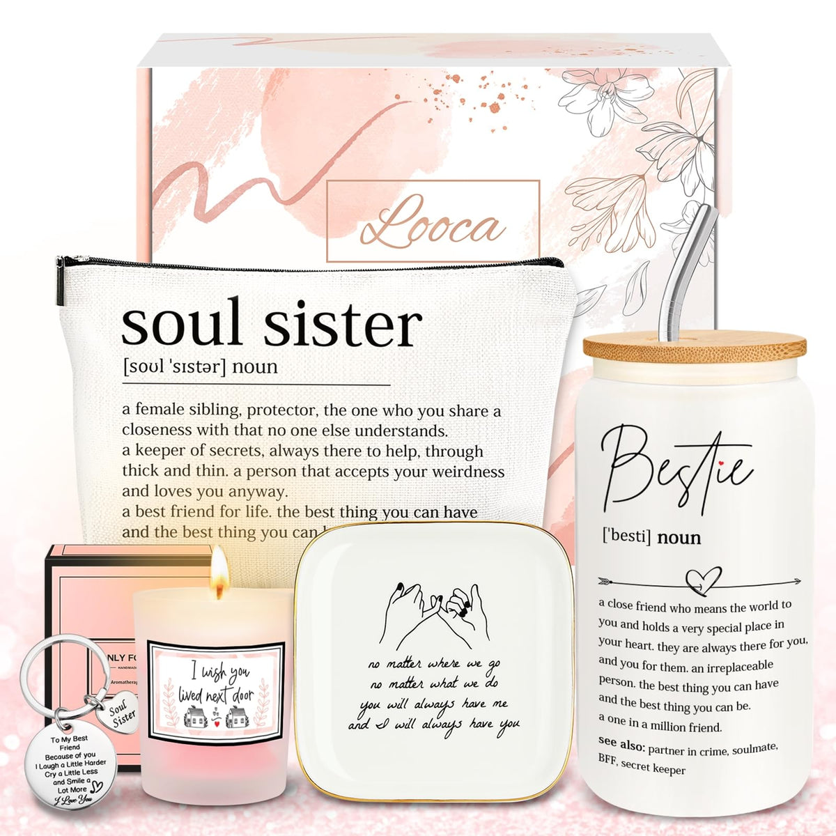 Looca Bestie Definition glass for stylish toasts and daily use.