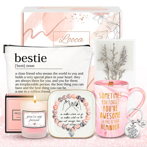 Looca bestie mug 14oz for cozy morning coffee with your friend.