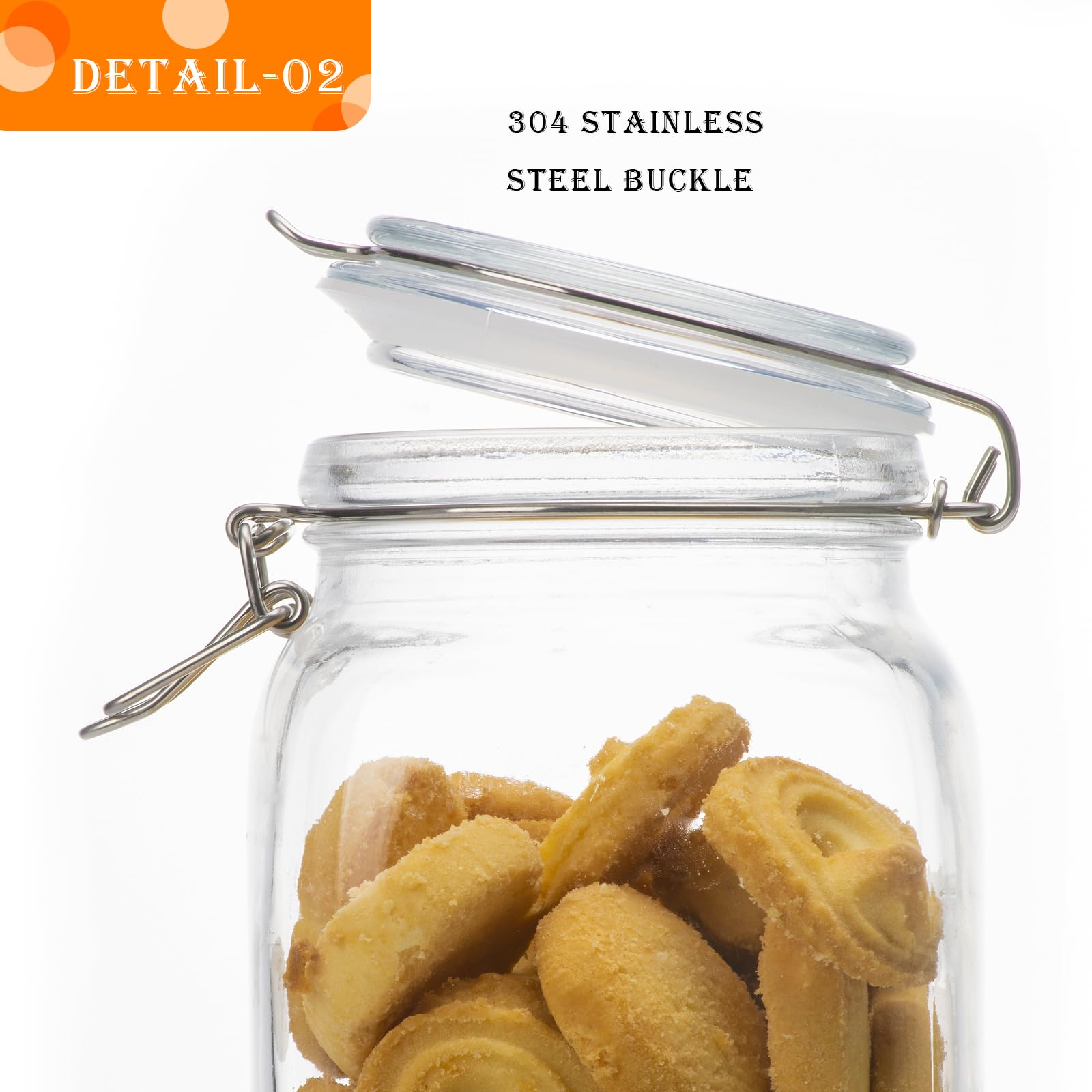 LOOIOOJ label set with chalk marker helps track contents and prevent mix-ups.