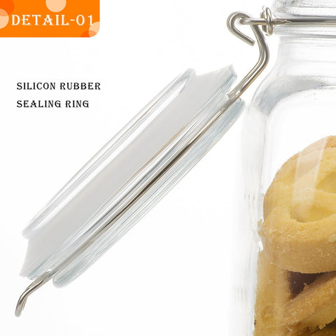 LOOIOOJ wide-mouth jars simplify filling and cleaning with smooth inner walls.