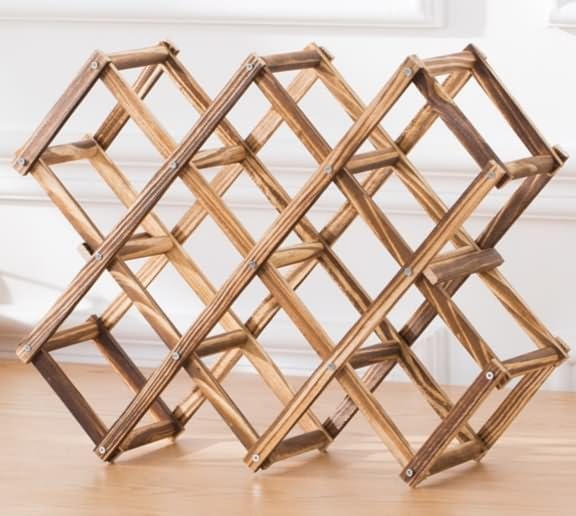 LoongZDD wine rack displayed on a counter, ready for daily use.
