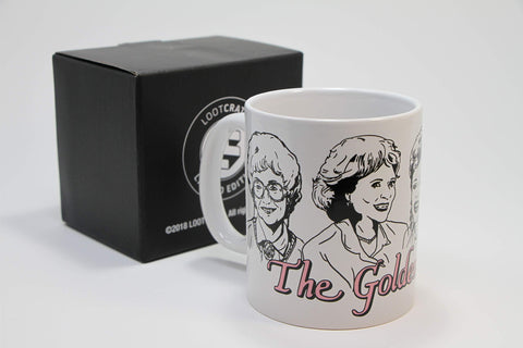 Loot Crate Golden Girls ceramic texture image highlights durable material for daily use