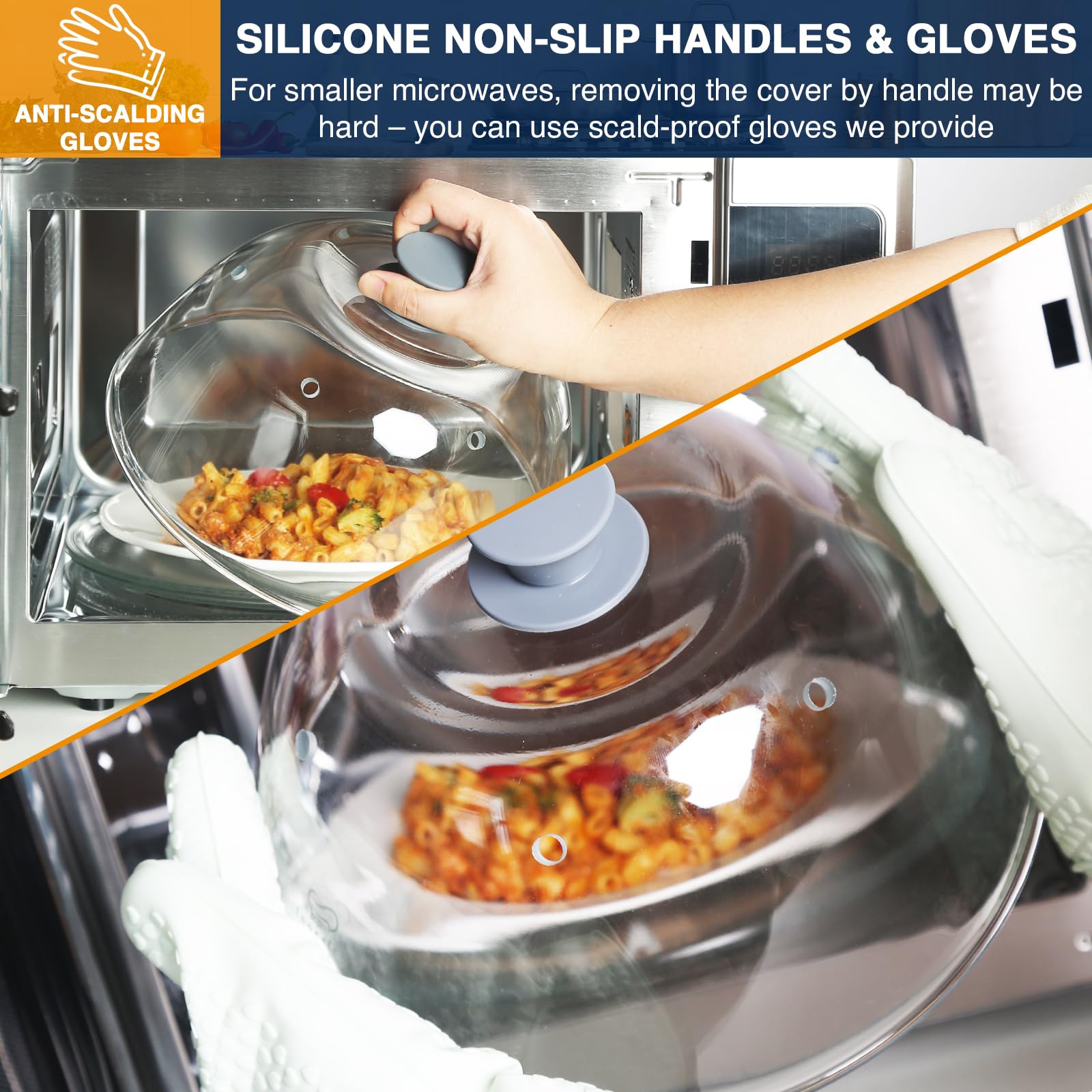 Lopeztek not for 0.5-0.7 cu ft microwaves, but fits 0.9-2.2 cu ft sizes