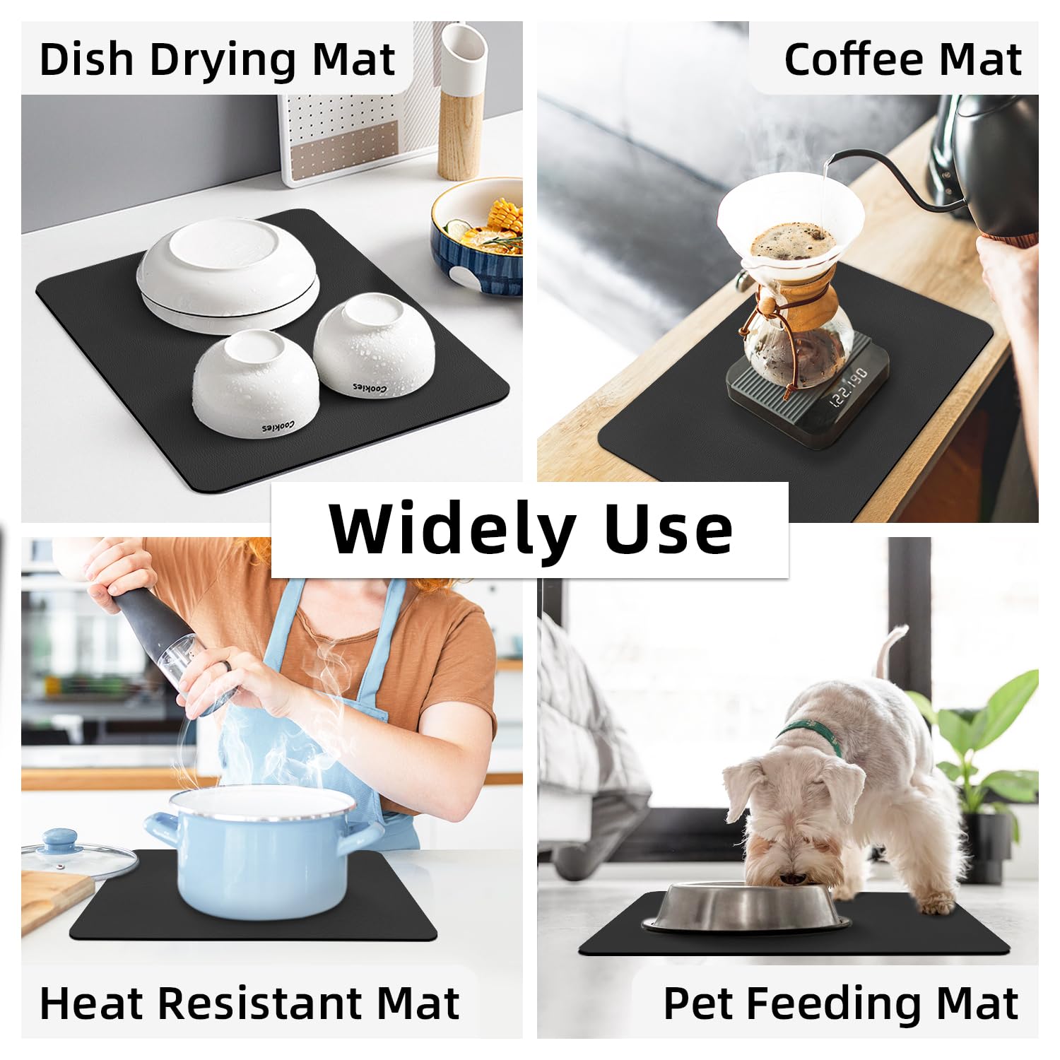 LOPNUR heat-resistant drying mat protects surfaces during prep