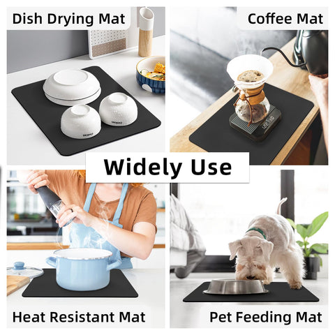 LOPNUR heat-resistant drying mat protects surfaces during prep