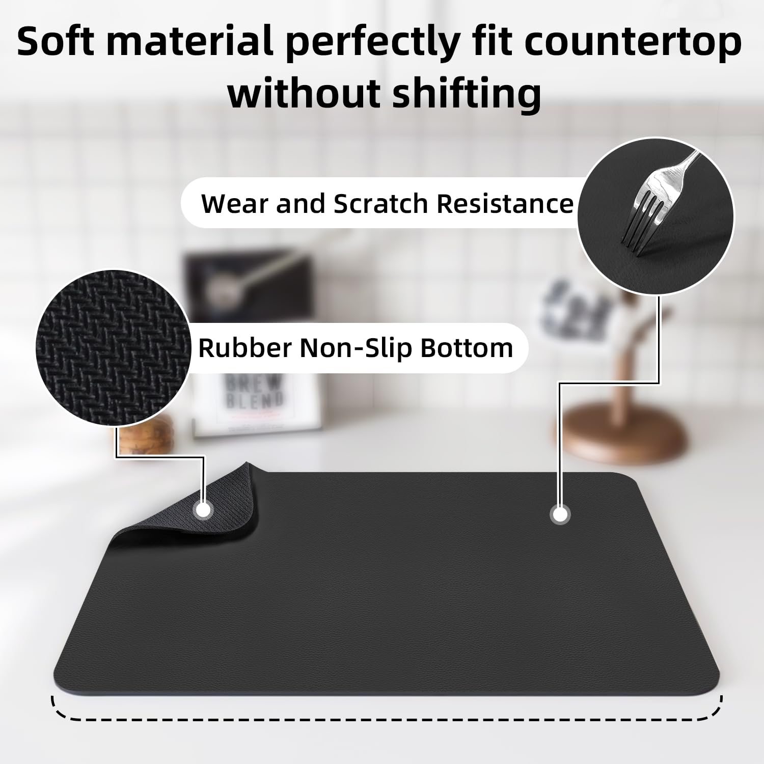 LOPNUR easy-clean drying mat for quick rinse and air-dry reuse