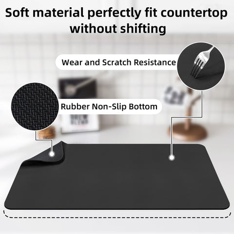 LOPNUR heat-resistant mat helps protect surfaces during hot pan use