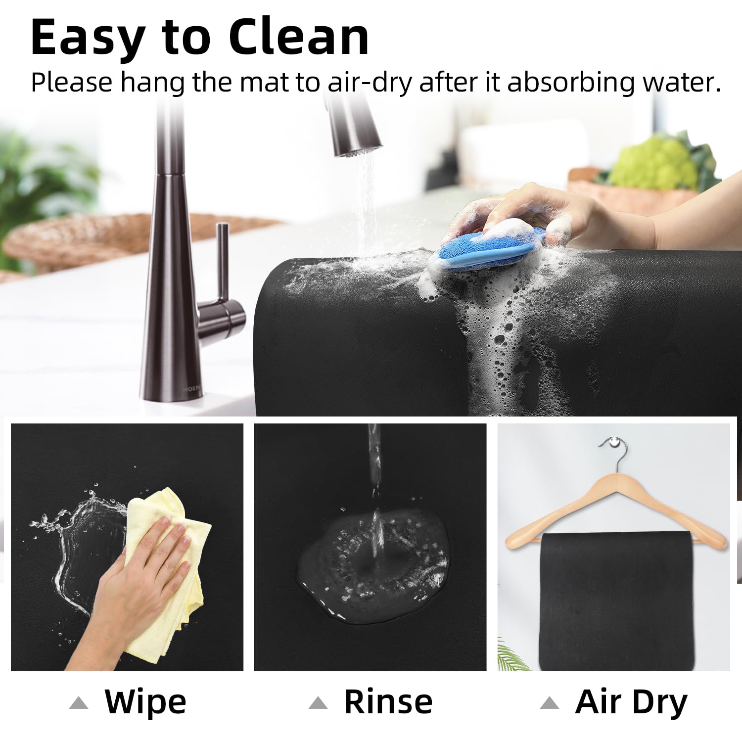 LOPNUR non-slip back protects surfaces during use
