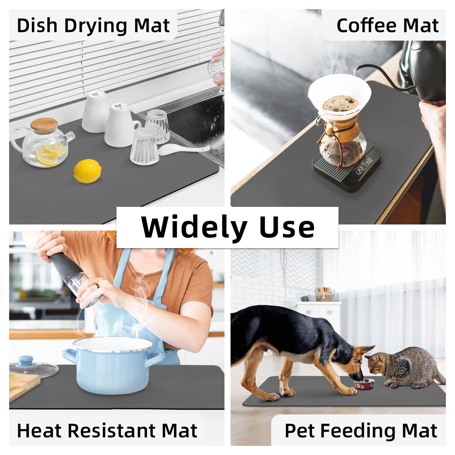 LOPNUR pet-feeding mat catches spills