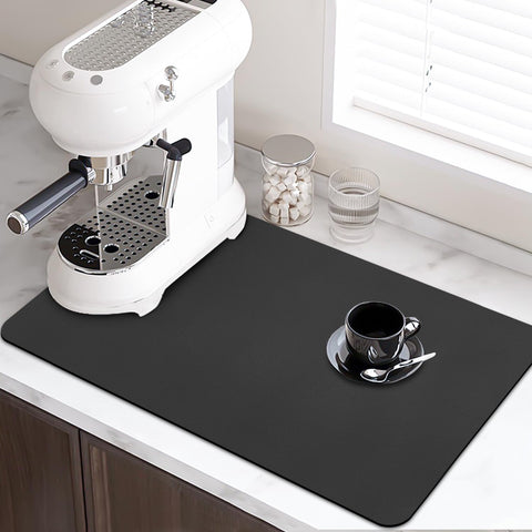 LOPNUR super-absorbent dish mat captures moisture to speed kitchen drying