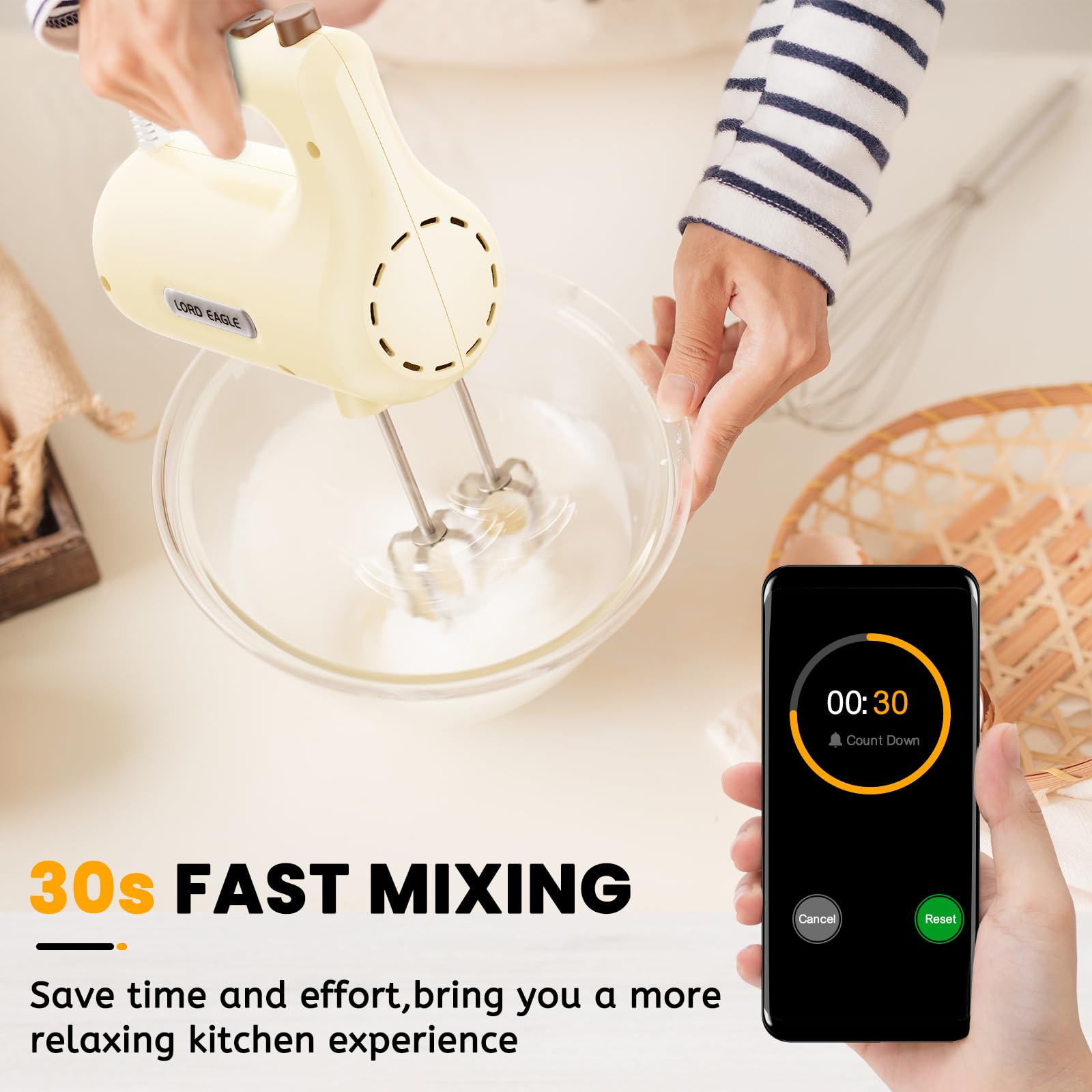 Lord Eagle 300W motor delivering steady power for dense dough