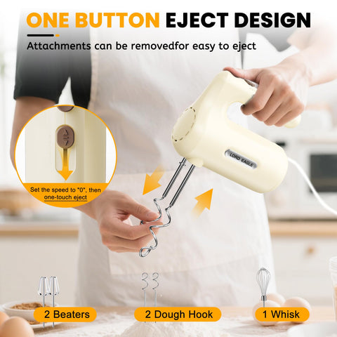 Lord Eagle compact mixer on kitchen counter for easy storage