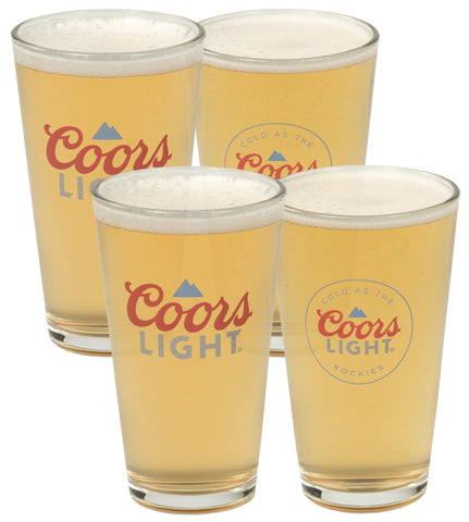 LORD'S ROCKS Coors Light logo closeup highlights licensed branding for confident entertaining