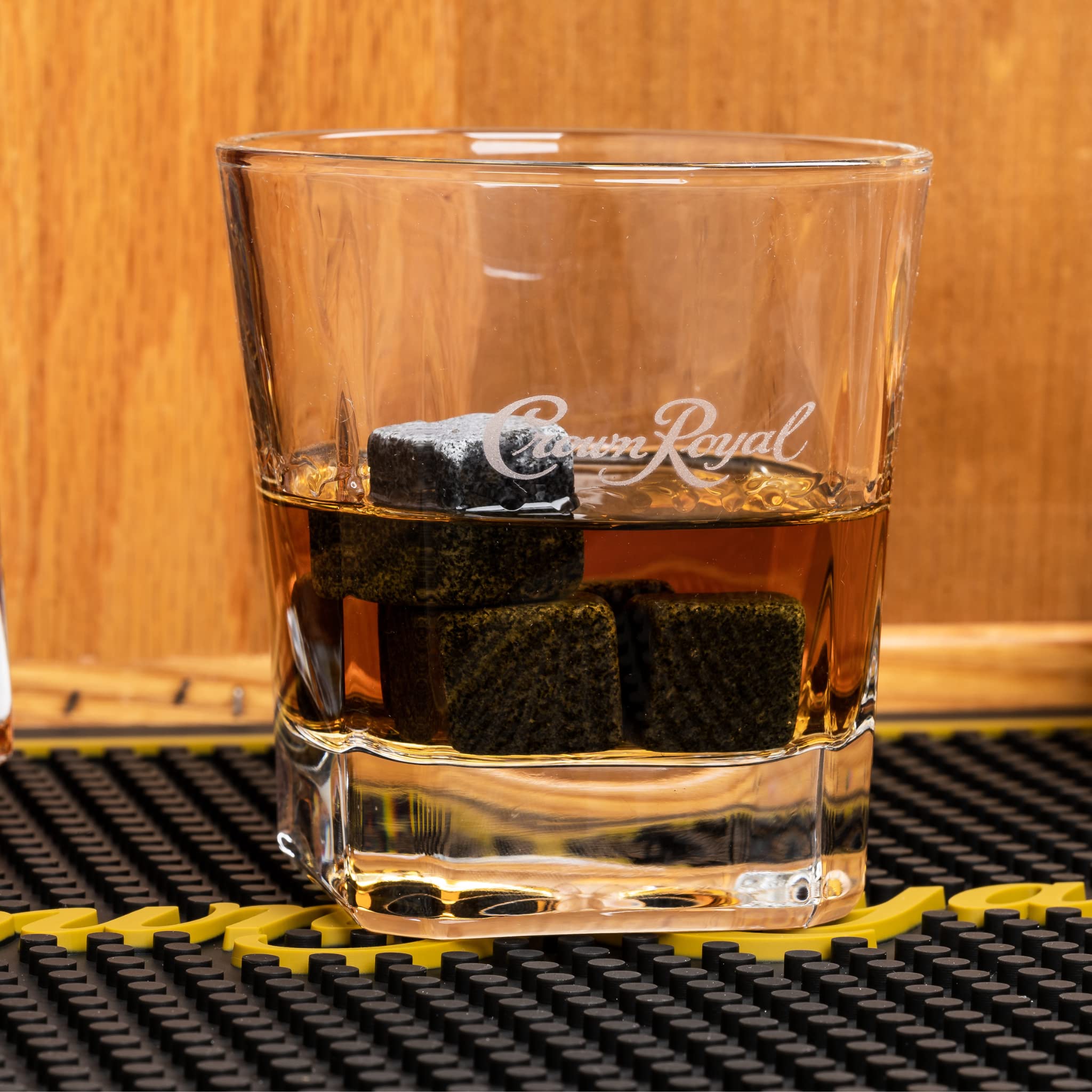 Gift-ready Crown Royal set for whiskey lovers and collectors.
