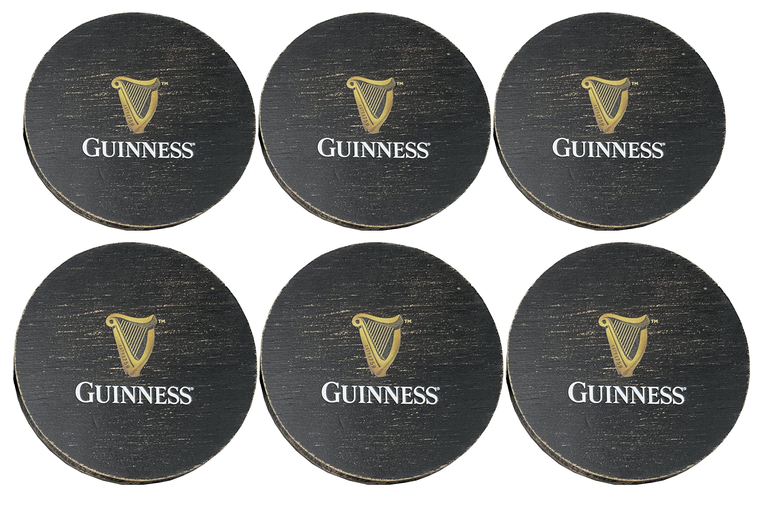 LORD'S ROCKS Guinness coasters decorate spaces while preventing stains.