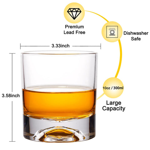 LORSIA Skull Whiskey Glass side view highlights the skull motif and sturdy feel.