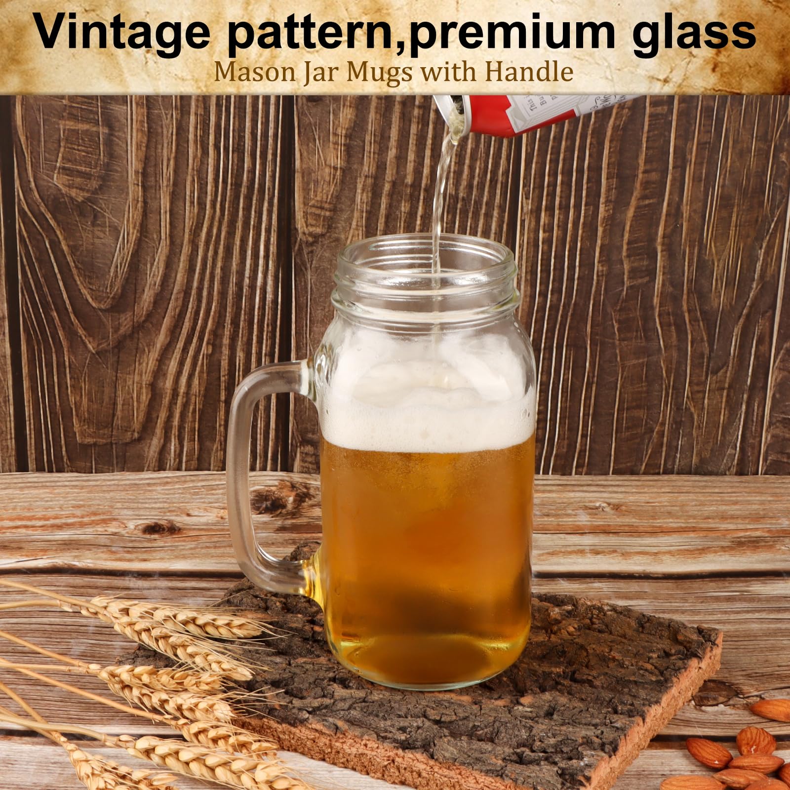 LOSANJI dishwasher-safe glass body for easy cleanup after beverages.