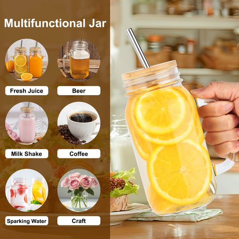 LOSANJI stainless steel straw set for reusable sipping.