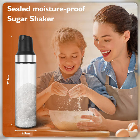 Loscarol sugar dispenser demonstrates a slow pour for measured sweetness