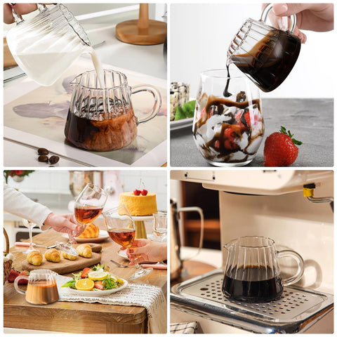 Compact 6 oz size is ideal for portioning cream, syrup, or sauces.