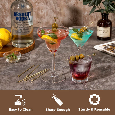 Losneg charcuterie garnish picks ideal for cheese and fruit boards.