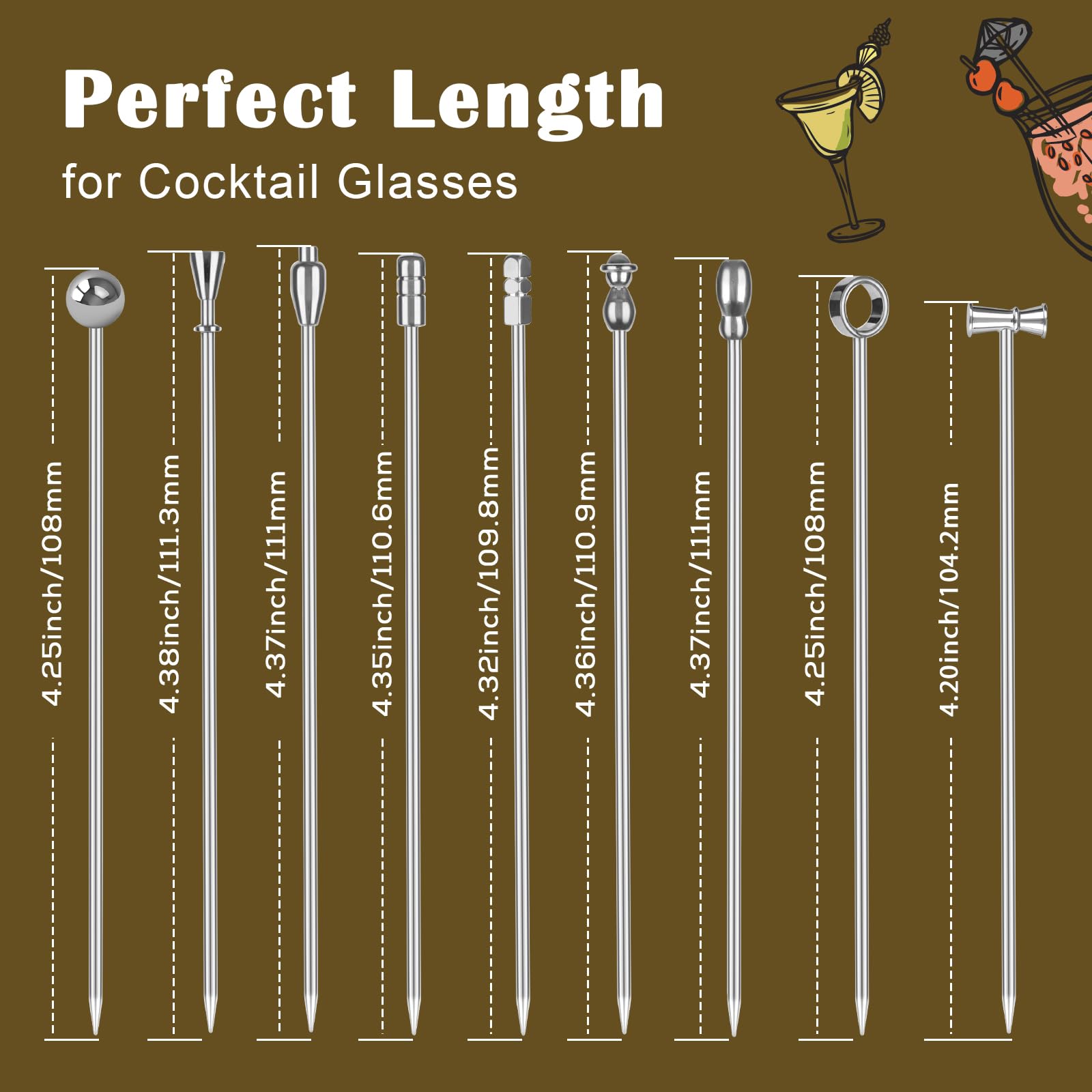 Losneg eco reusable picks support sustainable entertaining with long-term durability
