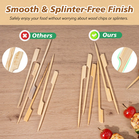 Losneg natural bamboo is food-safe and splinter-free for worry-free use.