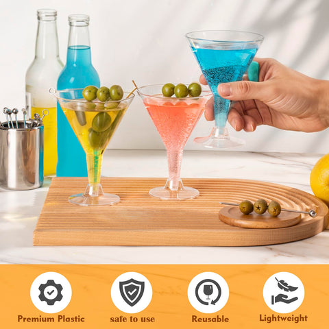 Losneg party-ready glasses offer safe, food-grade plastic for celebrations