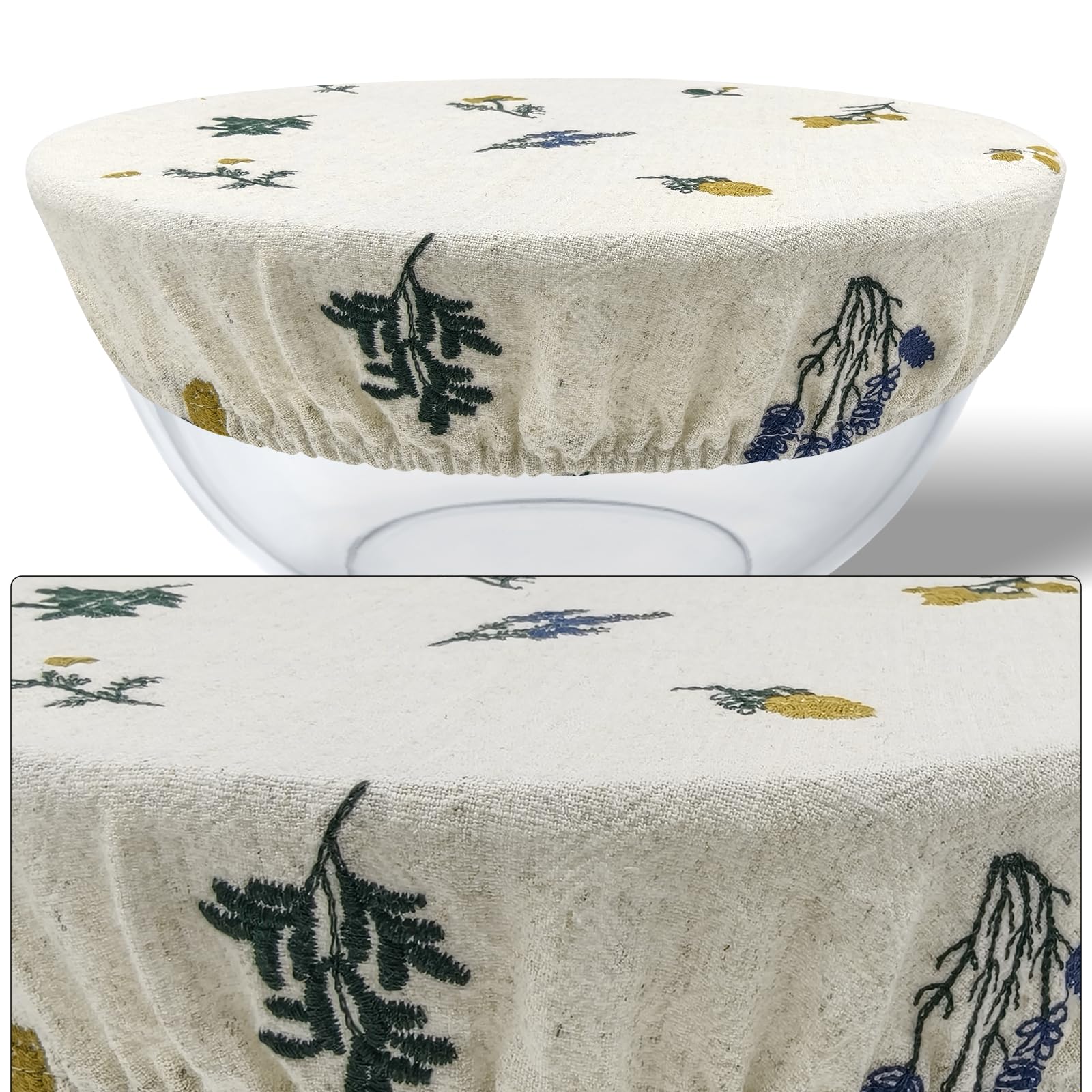 Lospara kit ideal for picnics and outdoor meals with cloth bowl covers