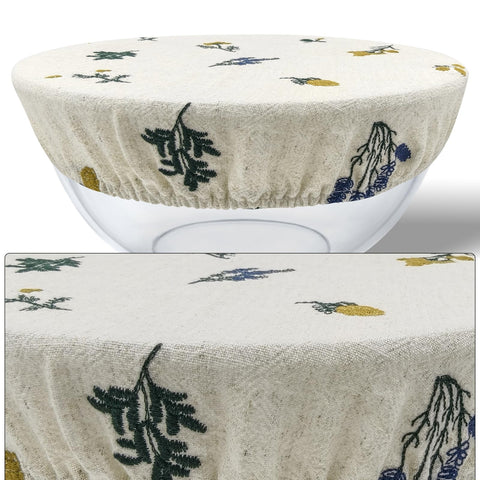 Lospara kit ideal for picnics and outdoor meals with cloth bowl covers