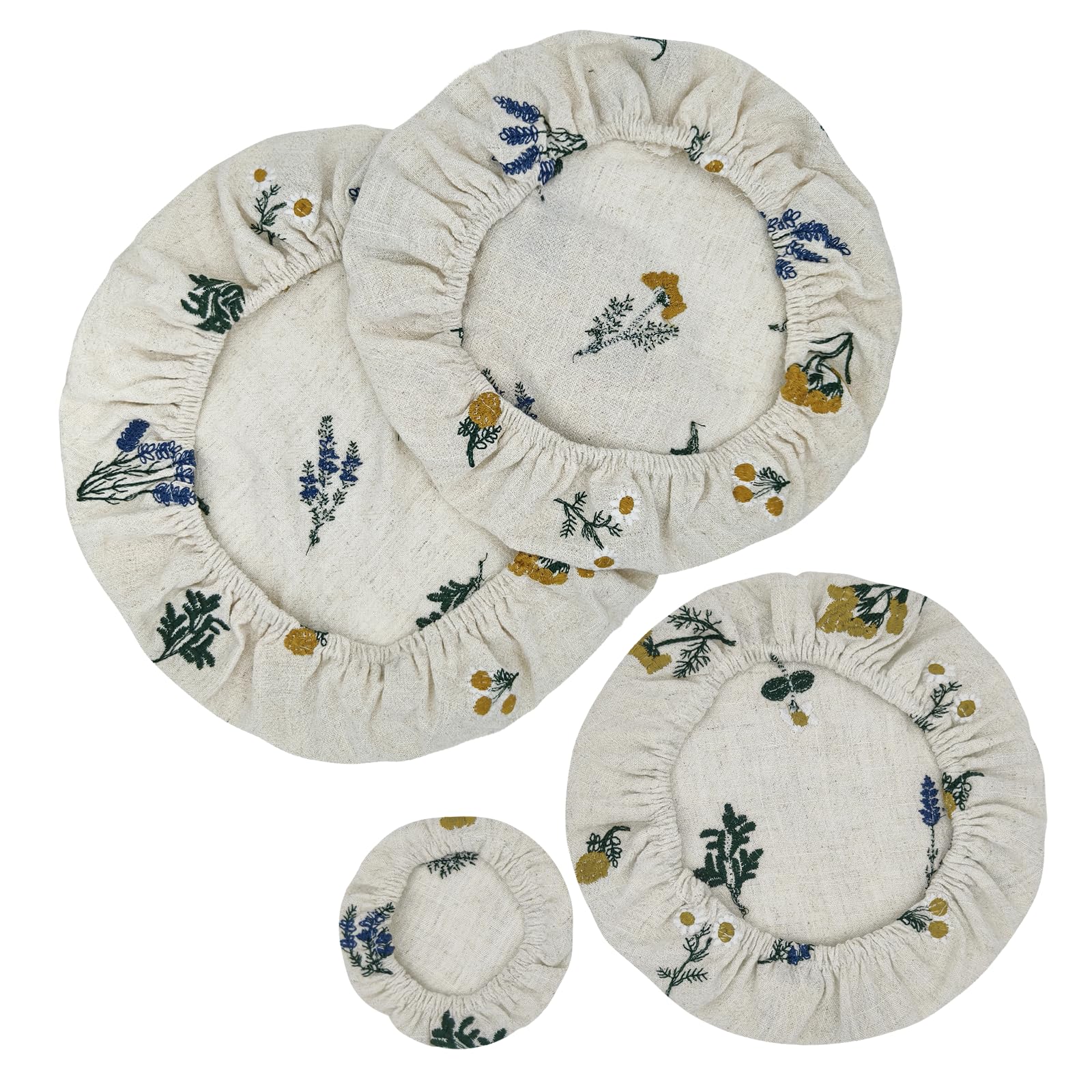 Lospara elastic-edged bowl cover provides snug fit on various bowls