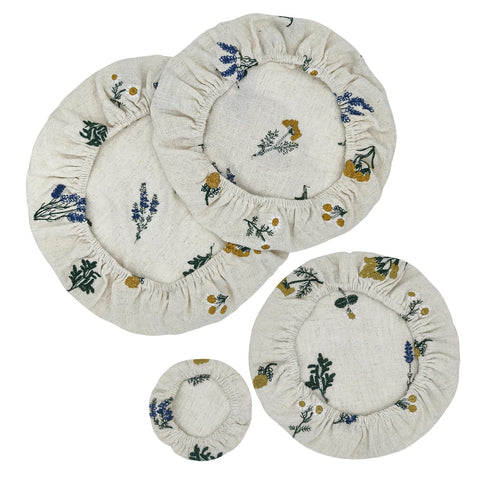 Lospara elastic-edged bowl cover provides snug fit on various bowls