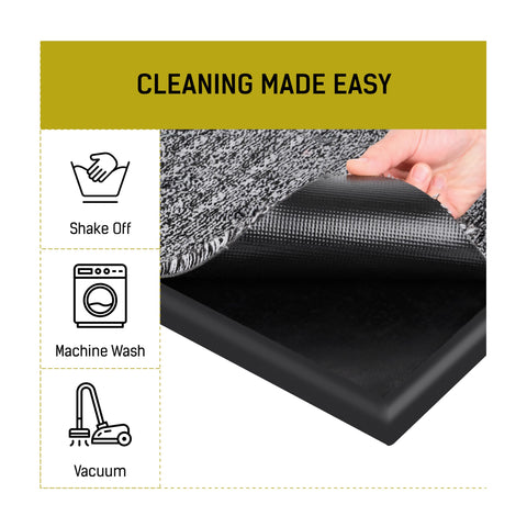 LOSTRONAUT waterproof mat resists spills and cleans easily after muddy visits