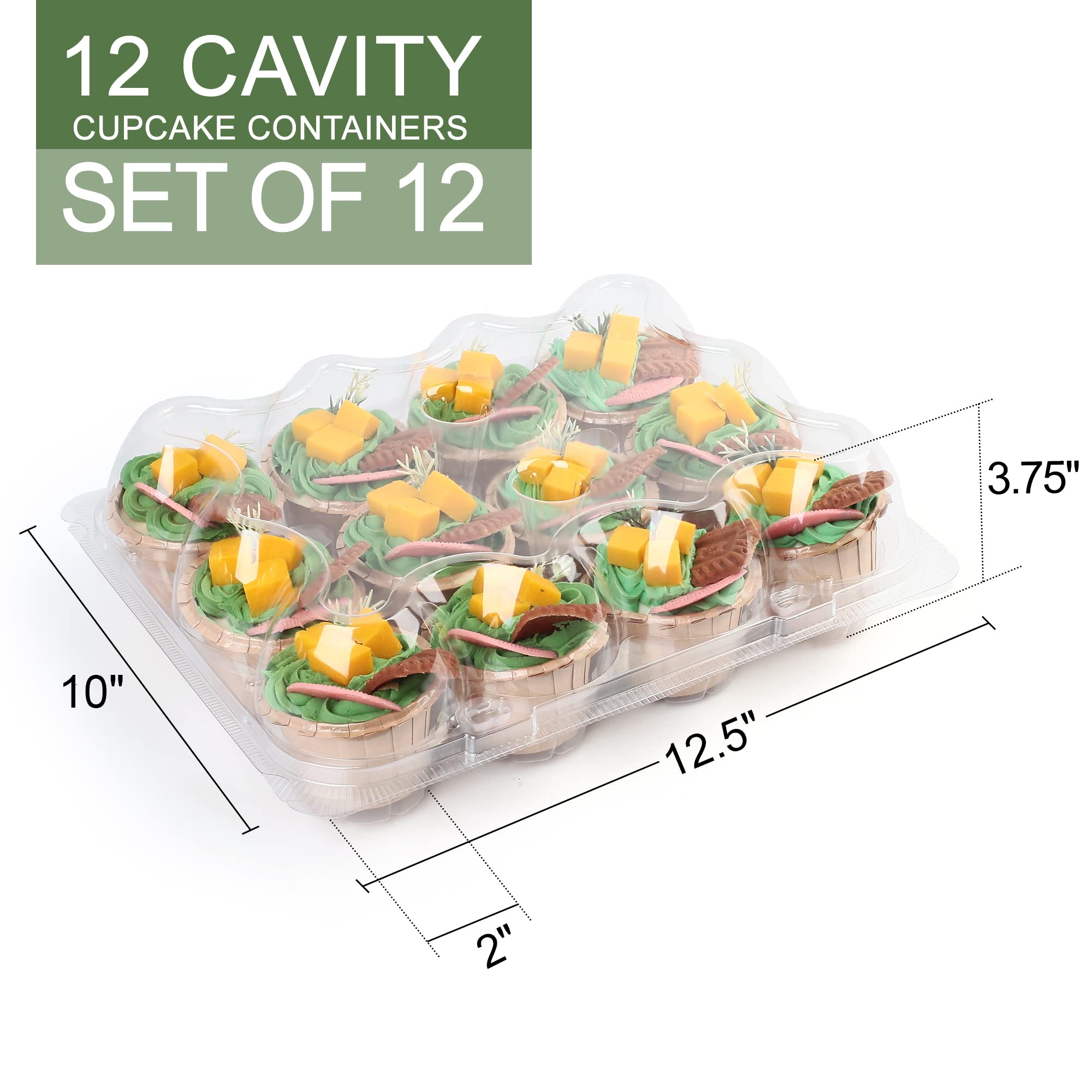 LotFancy disposable cupcake liners included for ready-to-use baking