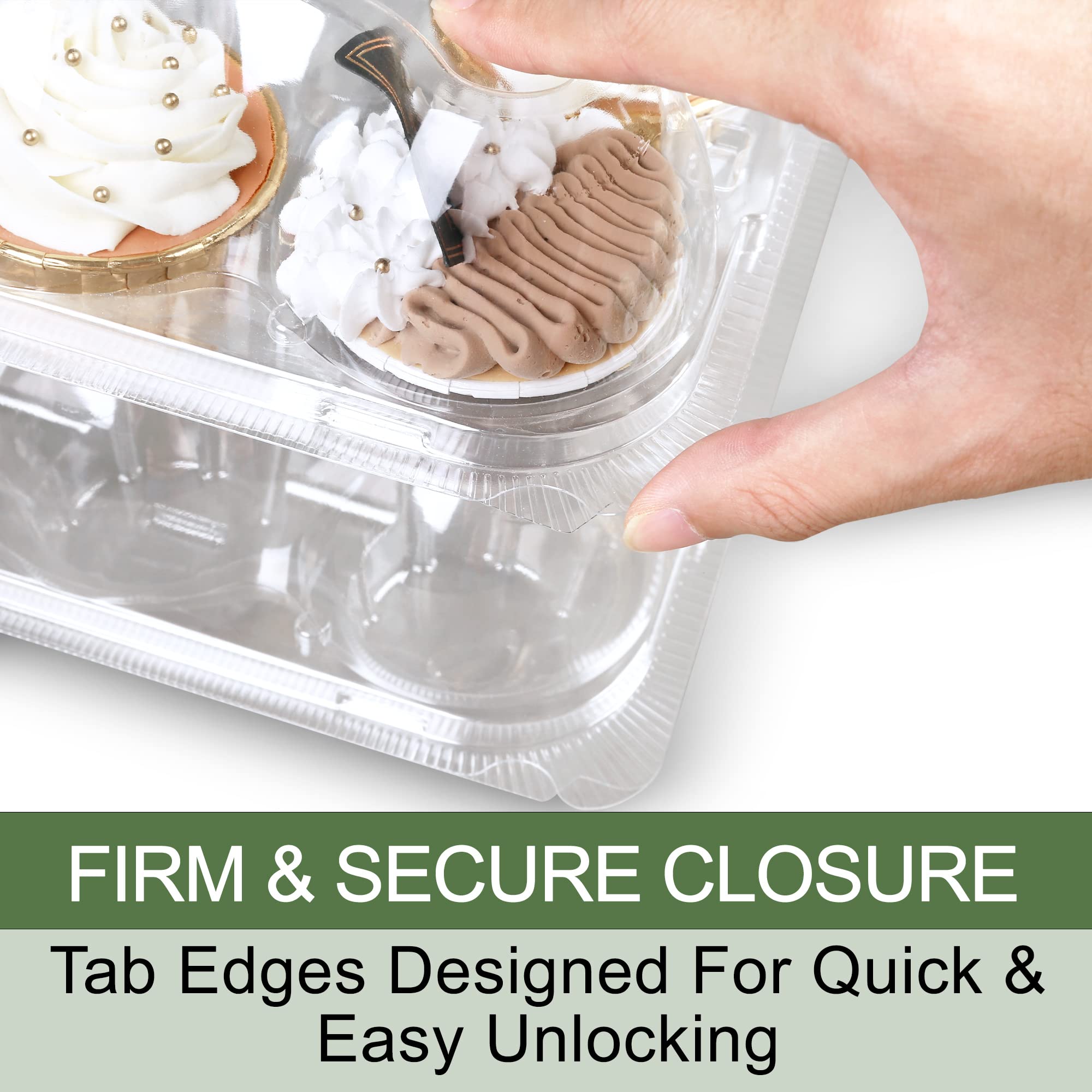 LotFancy funnel supports prevent lid bowing and protect frosting