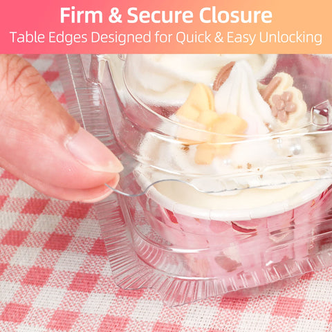 LotFancy interlocking lids and bottoms secure stacking during storage.