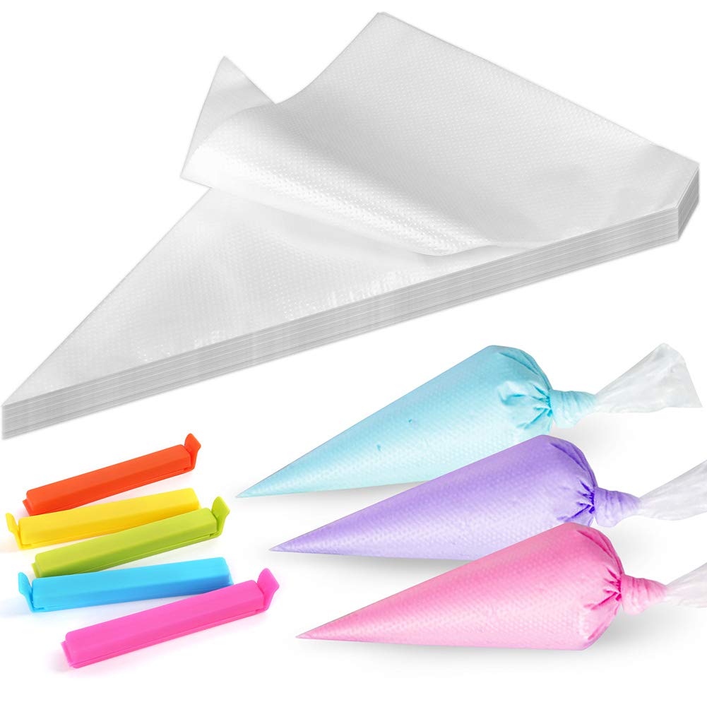 LotFancy piping bags 10 inch anti-slip grip for precise icing and control.