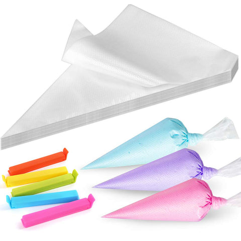 LotFancy piping bags 10 inch anti-slip grip for precise icing and control.