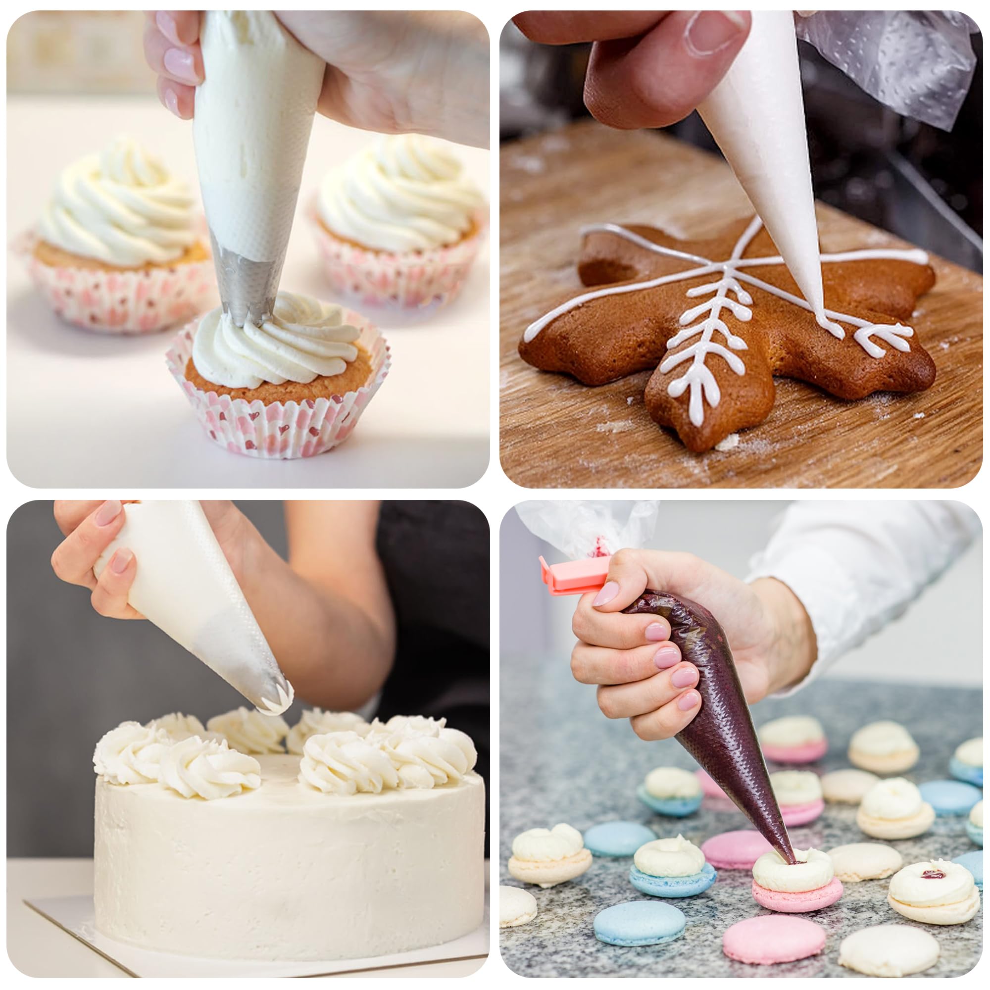 LotFancy reusable clips keep ingredients sealed and tidy.