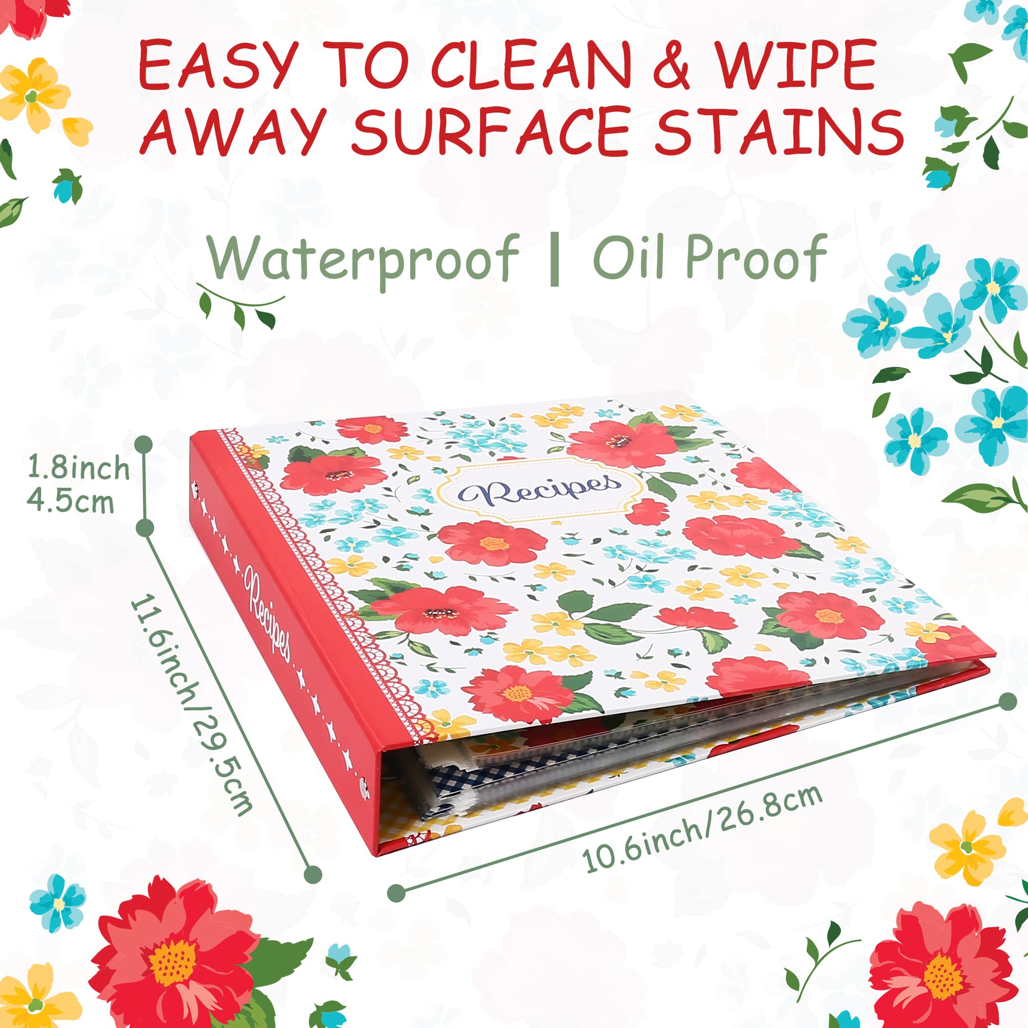 LotFancy six tabbed dividers clearly separate categories for quick access.